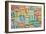 Collage Made of Colorful Alphabet Letters-Tuja66-Framed Photographic Print