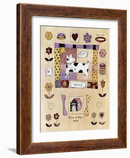 Collage of Dog Related Items-Hope Street Designs-Framed Giclee Print