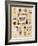 Collage of Gardening Items with a Butterfly in Center-Hope Street Designs-Framed Giclee Print