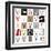 Collage Of Images With Letter V-gemenacom-Framed Art Print