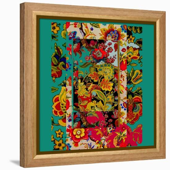 Collage of patterns-Linda Arthurs-Framed Premier Image Canvas
