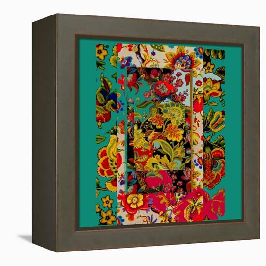 Collage of patterns-Linda Arthurs-Framed Premier Image Canvas