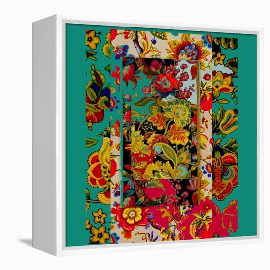 Collage of patterns-Linda Arthurs-Framed Premier Image Canvas