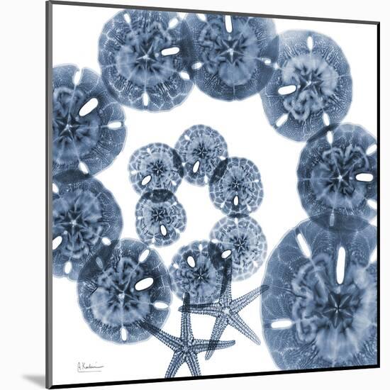 Collage of Sand Dollars and Starfish-Albert Koetsier-Mounted Art Print