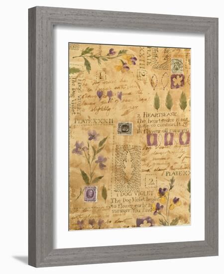 Collage of the Flowers-Hope Street Designs-Framed Giclee Print