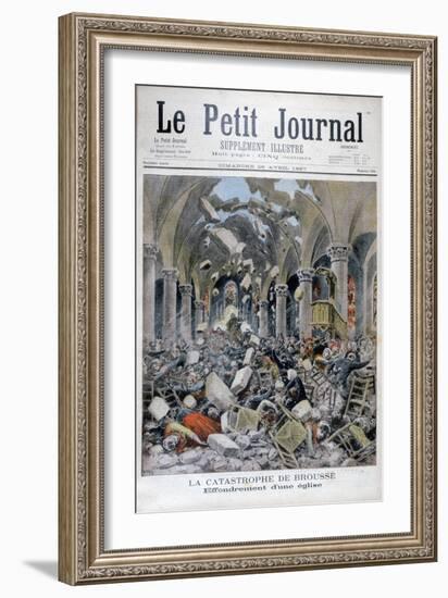Collapse of a Church, Brousse, France, 1897-Henri Meyer-Framed Giclee Print