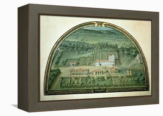 Colle Salvetti, from a Series of Lunettes Depicting Views of the Medici Villas, 1599-Giusto Utens-Framed Premier Image Canvas