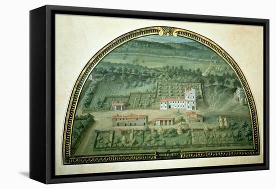 Colle Salvetti, from a Series of Lunettes Depicting Views of the Medici Villas, 1599-Giusto Utens-Framed Premier Image Canvas