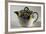 Collectible Teapot with Relief Floral Decoration, Ceramic, England-null-Framed Giclee Print