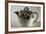 Collectible Teapot with Relief Floral Decoration, Ceramic, England-null-Framed Giclee Print