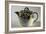 Collectible Teapot with Relief Floral Decoration, Ceramic, England-null-Framed Giclee Print