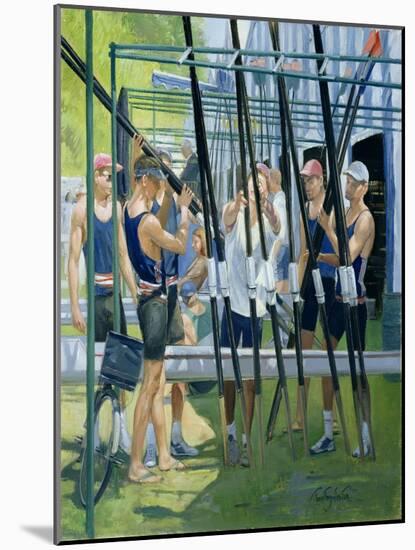 Collecting Oars-Timothy Easton-Mounted Giclee Print