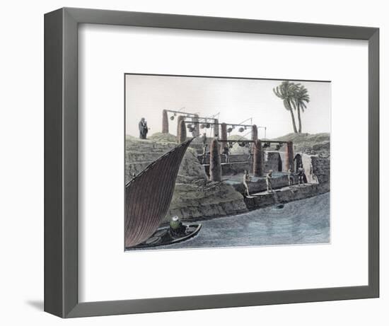 Collecting water from the Nile, Egypt, c1798-Unknown-Framed Giclee Print