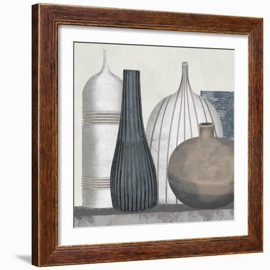 Collection Calm - Party-Linda Wood-Framed Giclee Print