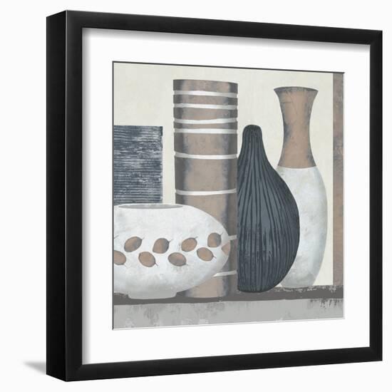 Collection Calm - Set-Linda Wood-Framed Giclee Print