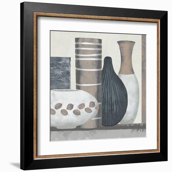 Collection Calm - Set-Linda Wood-Framed Giclee Print