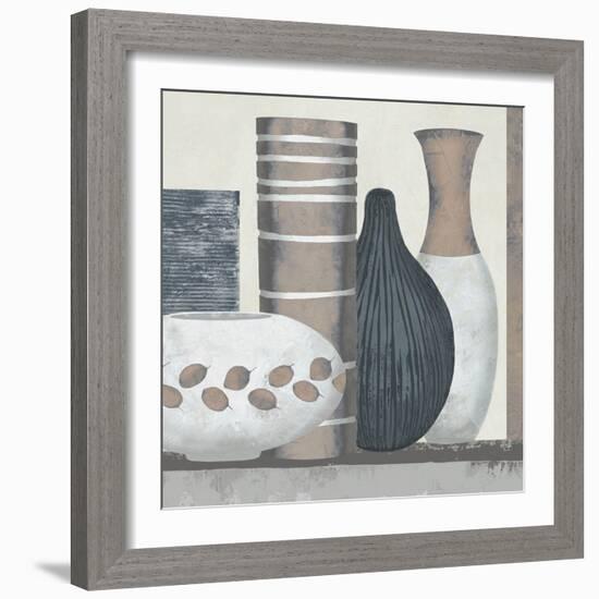 Collection Calm - Set-Linda Wood-Framed Giclee Print