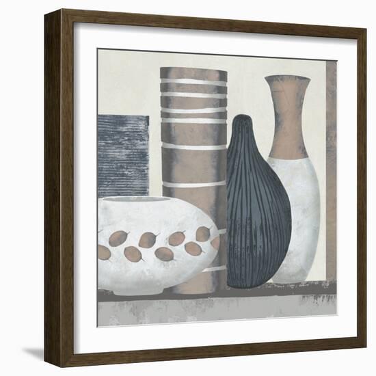 Collection Calm - Set-Linda Wood-Framed Giclee Print