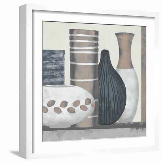 Collection Calm - Set-Linda Wood-Framed Giclee Print