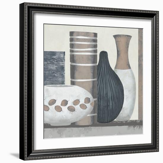 Collection Calm - Set-Linda Wood-Framed Giclee Print