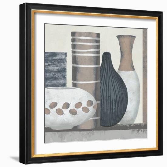 Collection Calm - Set-Linda Wood-Framed Giclee Print