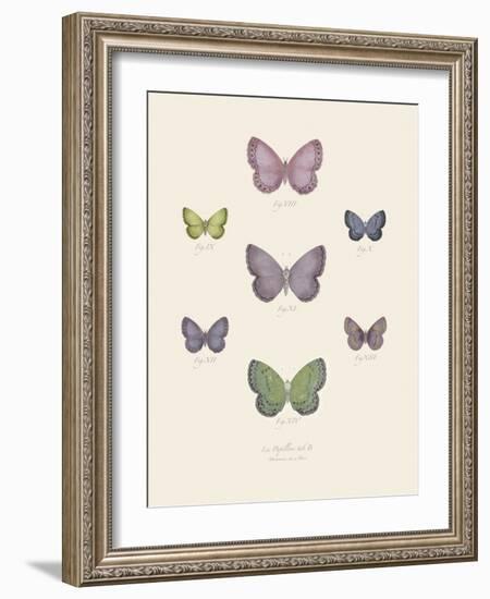 Collection de Papillons II-Maria Mendez-Framed Art Print