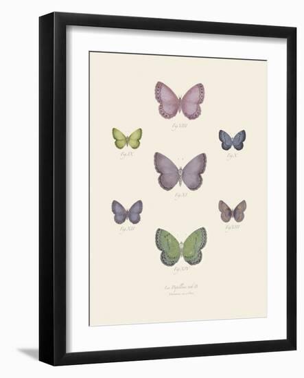 Collection de Papillons II-Maria Mendez-Framed Art Print