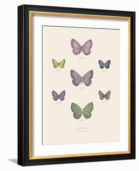 Collection de Papillons II-Maria Mendez-Framed Art Print