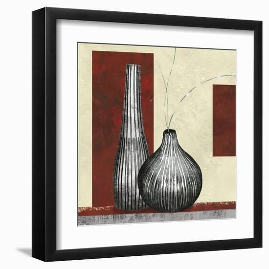 Collection Ochre - Duet-Linda Wood-Framed Giclee Print