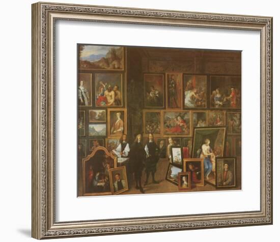 Collection of Archduc Leopold-William in Brussels-David Teniers the Younger-Framed Art Print