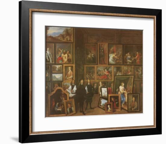 Collection of Archduc Leopold-William in Brussels-David Teniers the Younger-Framed Art Print