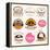 Collection of Bakery, CAKES and PIZZA Badges and Labels-Dejan Brkic-Framed Stretched Canvas