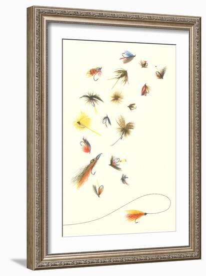 Collection of Fishing Lures-null-Framed Art Print