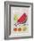 Collection of Fruit-Laure Girardin Vissian-Framed Giclee Print