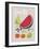 Collection of Fruit-Laure Girardin Vissian-Framed Giclee Print