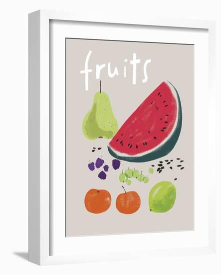 Collection of Fruit-Laure Girardin Vissian-Framed Giclee Print