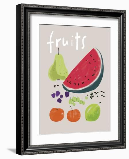 Collection of Fruit-Laure Girardin Vissian-Framed Giclee Print