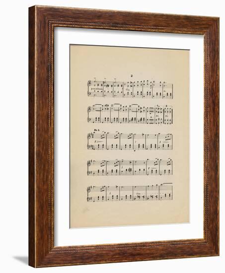 Collection of Illustrated American Sheet Music, Geography Sub Series-null-Framed Art Print