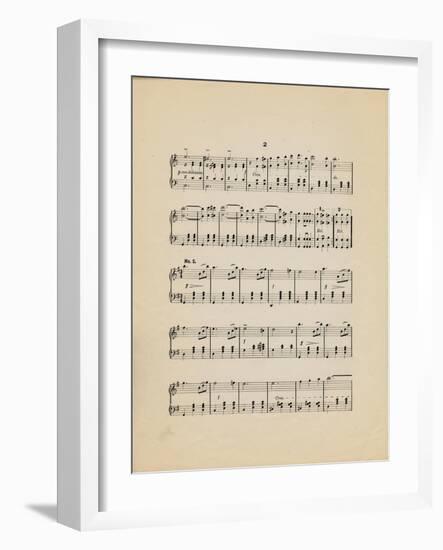 Collection of Illustrated American Sheet Music, Geography Sub Series-null-Framed Art Print