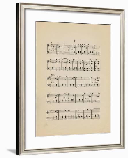 Collection of Illustrated American Sheet Music, Geography Sub Series-null-Framed Art Print