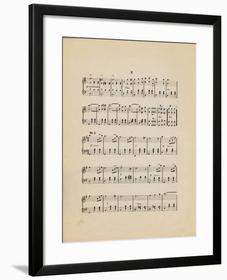 Collection of Illustrated American Sheet Music, Geography Sub Series-null-Framed Art Print