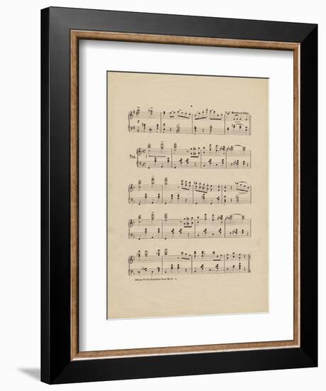 Collection of Illustrated American Sheet Music, Geography Sub Series-null-Framed Art Print