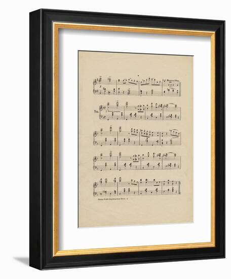 Collection of Illustrated American Sheet Music, Geography Sub Series-null-Framed Art Print