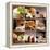 Collection Of Italian Cheese And Wine-Marco Mayer-Framed Stretched Canvas