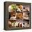Collection Of Italian Cheese And Wine-Marco Mayer-Framed Stretched Canvas
