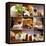 Collection Of Italian Cheese And Wine-Marco Mayer-Framed Stretched Canvas