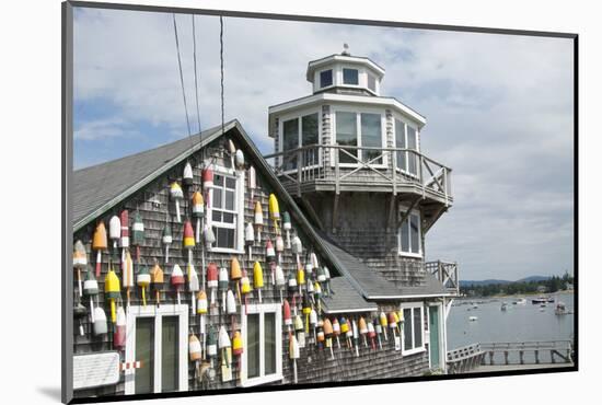 Collection of Lobster Buoys, Maine, USA-Rick Daley-Mounted Photographic Print