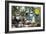 Collection Of Old Crab Buoys In Yard-Justin Bailie-Framed Photographic Print