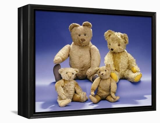 Collection of Teddy Bears-null-Framed Premier Image Canvas