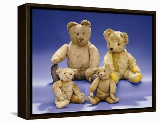 Collection of Teddy Bears-null-Framed Premier Image Canvas